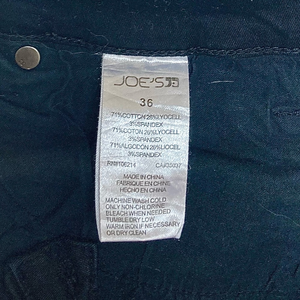 Joe’s Jeans Classic Mens color Black Size 36 - Picture 3 of 4